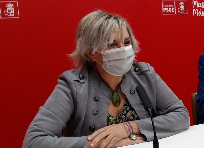 Elena Diego, senadora socialista y vicesecretaria general del PSOE de Salamanca | Foto PSOE